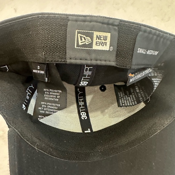 New Era Black Cap with Harley-Davidson Eagle Patch - Picture 3 of 3